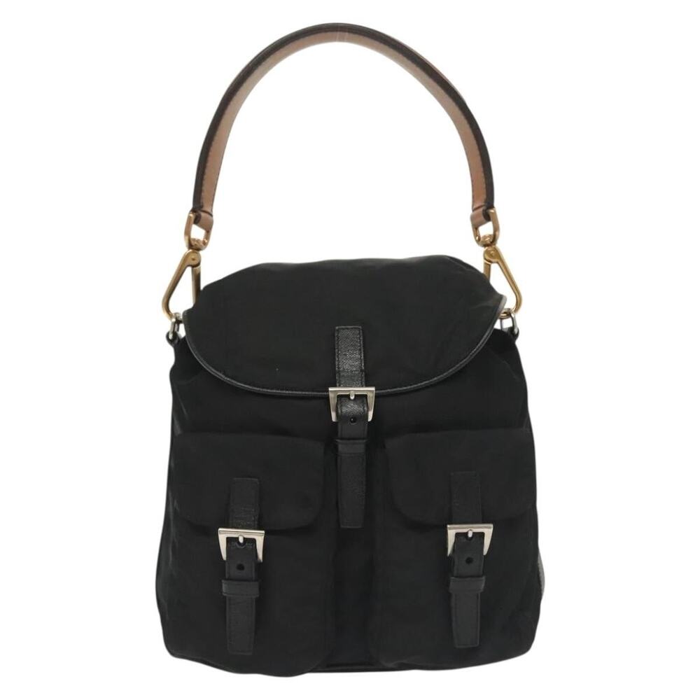 Prada Nylon Shoulder Bag Black